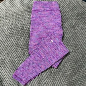 NWOT Ivivva purple multi colored leggings in great condition. Girls size 14